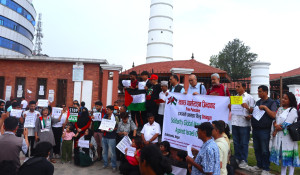 गाजामाथिको बर्बरता रोक्न इजरायललाई अपिल (तस्बिरसहित)