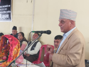 काङ्ग्रेस केन्द्रीय सदस्य हुमागाँईद्वारा सापकोटाको निधनप्रति दु:ख व्यक्त