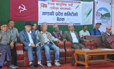 गण्डकी प्रदेश कमिटीको दोस्रो पूर्ण बैठक सम्पन्न