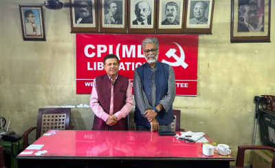 महासचिव भट्टाचार्य र उपाध्यक्ष खतिवडाबीच भेटवार्ता