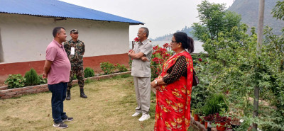 बागमती प्रदेश प्रमुख शर्माद्वारा सिन्धु एकीकृत अर्गानिक फार्मको अवलोकन